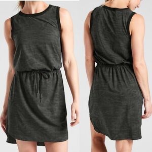 Athleta Rinco Dress Black Moire